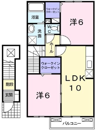 レジデンス２４の物件間取画像